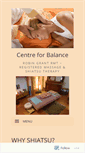Mobile Screenshot of centreforbalance.com